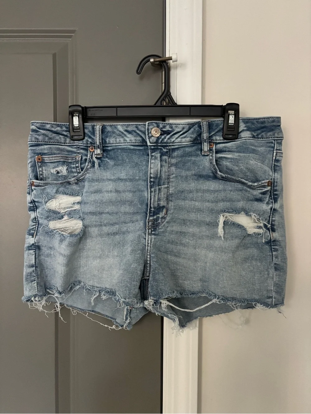 AE High Waisted Denim Short Short